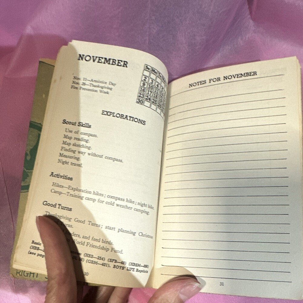 1947 scout Masters Program Notebook - Picture 5 of 5